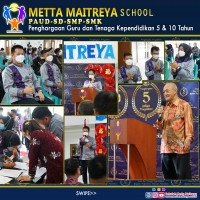 Penghargaan Pengabdian Guru dan Tenaga Kependidikan 5 & 10 Tahun | SEKOLAH METTA MAITREYA